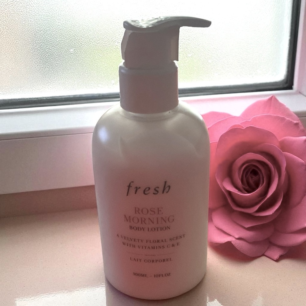 Fresh Rose Morning Body Lotion with Pump 🌹 10 fl oz.